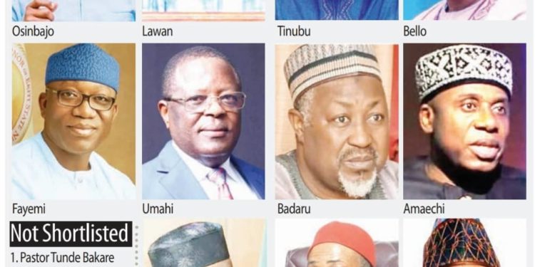 See ‘Safe List’ Of 13 Aspirants For APC Presidential Primary